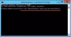 Change Windows Password