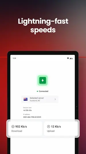 Aminserve VPN Client Android mobile application interface
