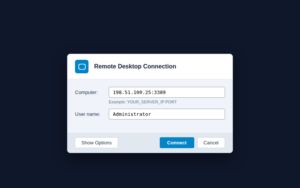 Connect to Windows VPS via Remote Desktop Connection